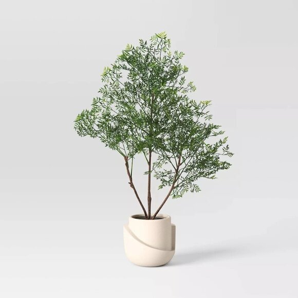 Threshold Luxe Mini Tree in Geometric Pot Geo Planter 27.5" - Target Spring 2025 - Picture 1 of 6